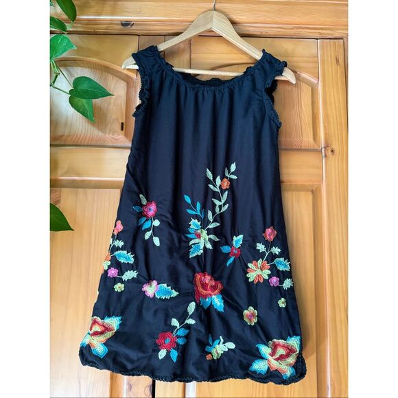 “Peek Aren’t You Curious Girls Embroidered Cotton Tunic Dress – SZ XXL - Picture 1 of 10